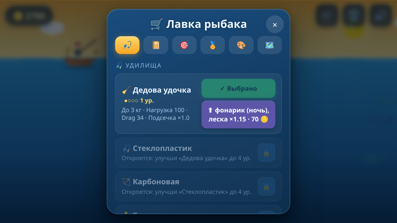 Лавка рыбака