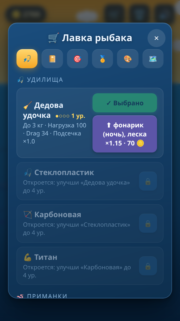Лавка рыбака
